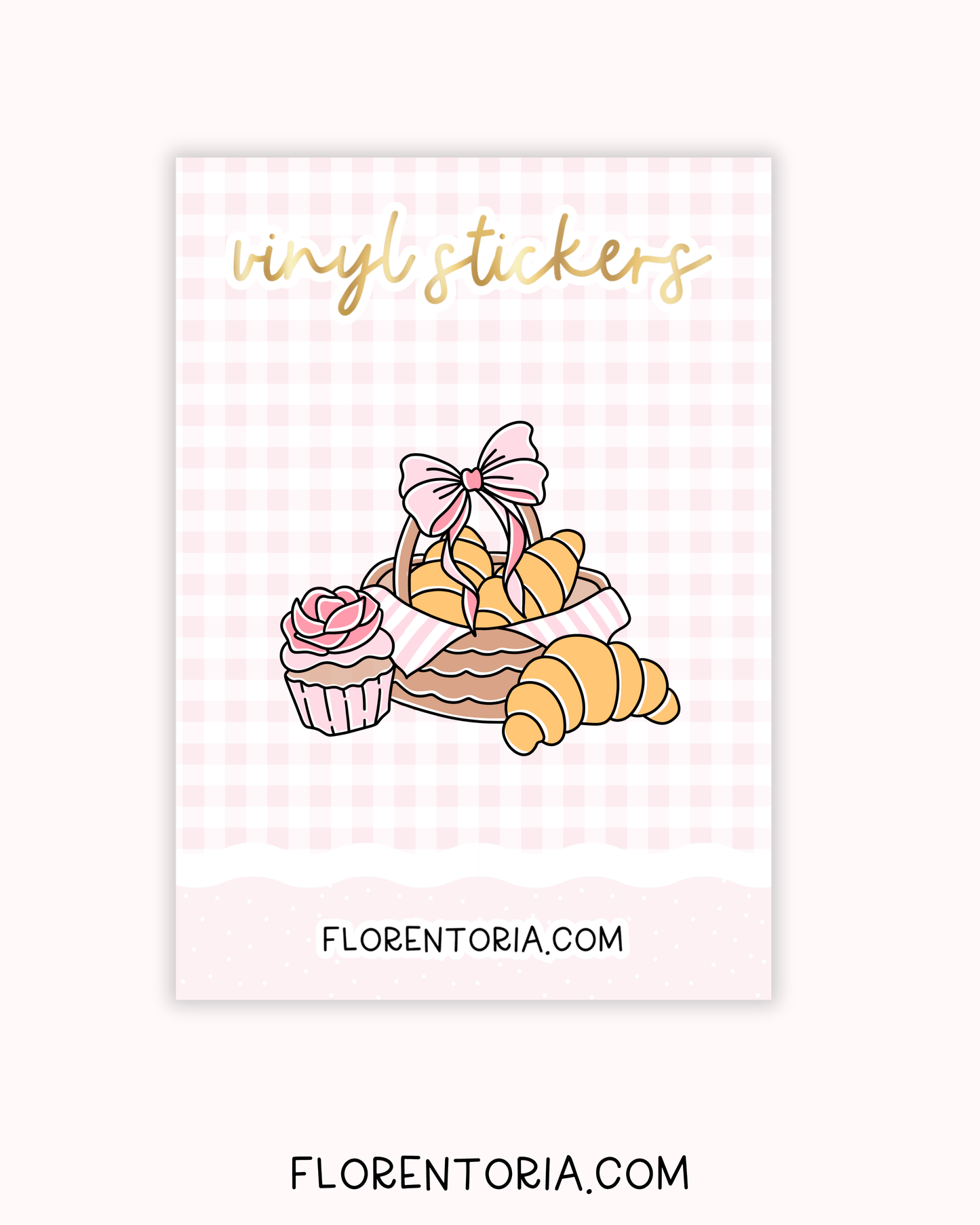 Patisserie Vinyl Sticker