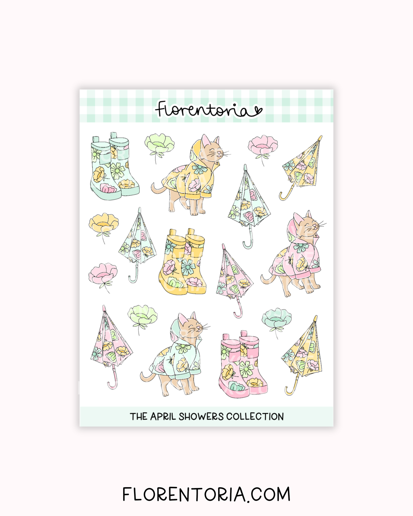April Showers Sticker Sheet
