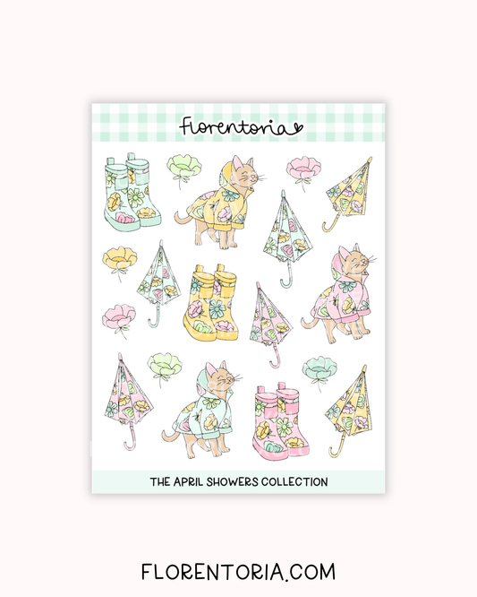 April Showers Sticker Sheet