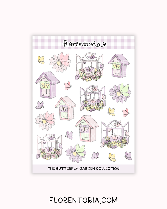 Butterfly Garden Sticker Sheet