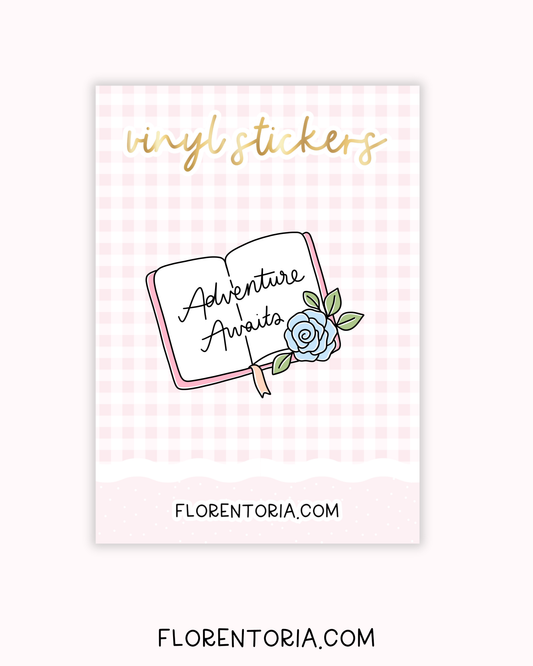 Adventure Awaits Vinyl Sticker