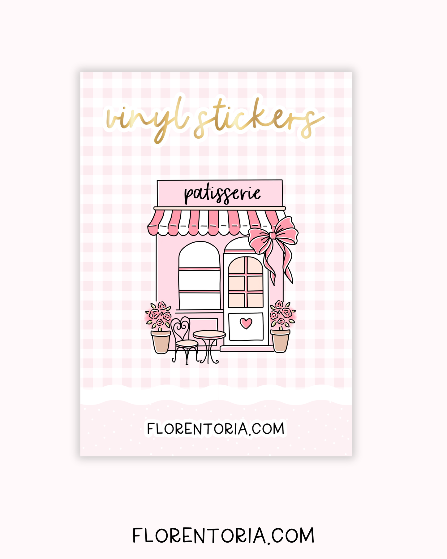 Patisserie Vinyl Sticker