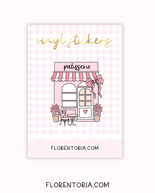 Patisserie Vinyl Sticker
