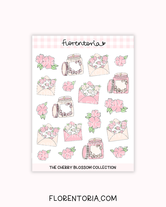 Cherry Blossom Sticker Sheet