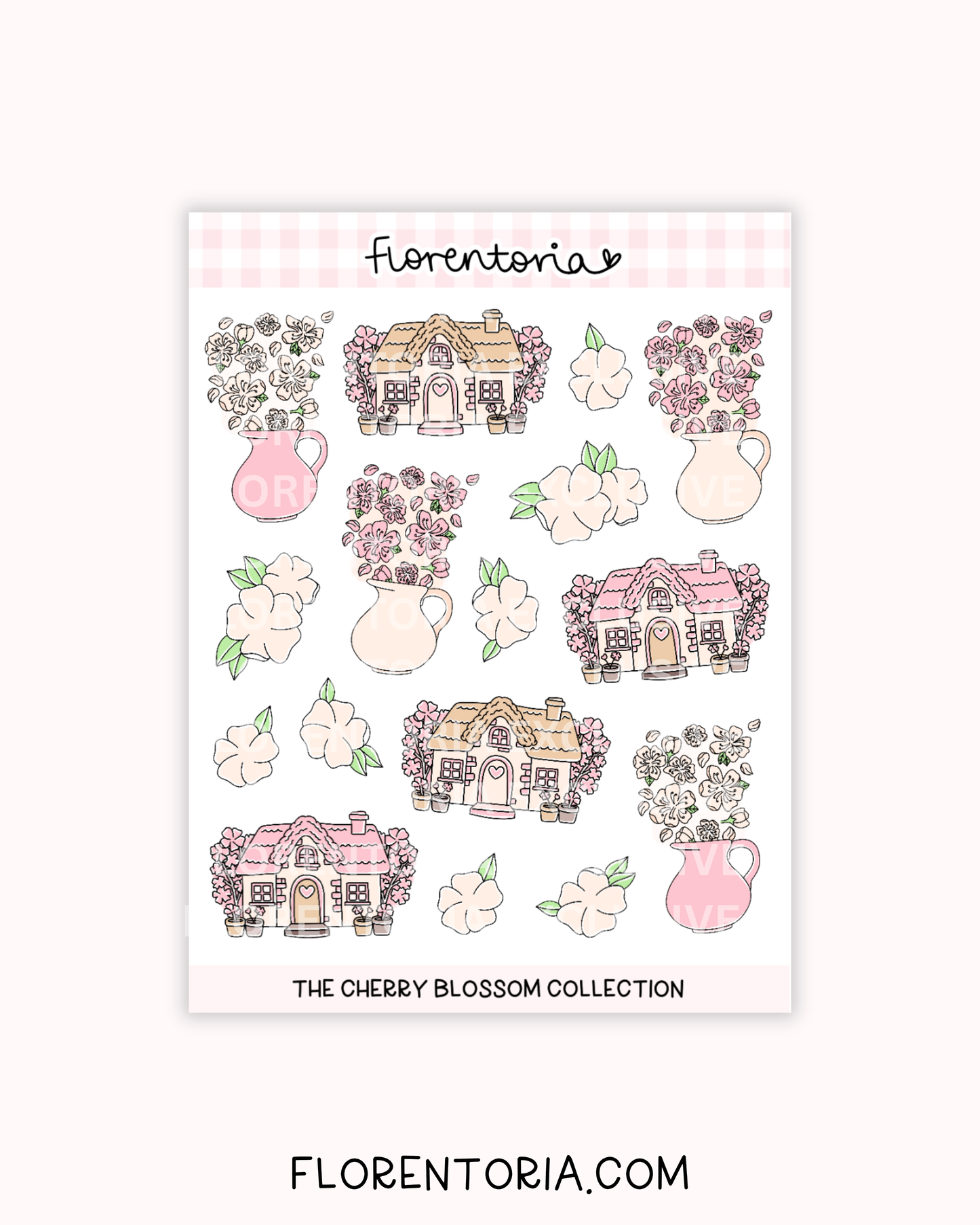 Cherry Blossom Sticker Sheet