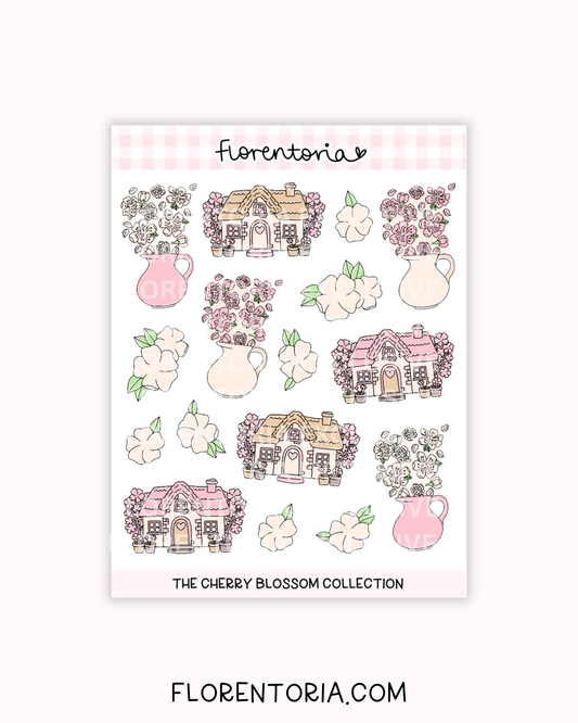 Cherry Blossom Sticker Sheet