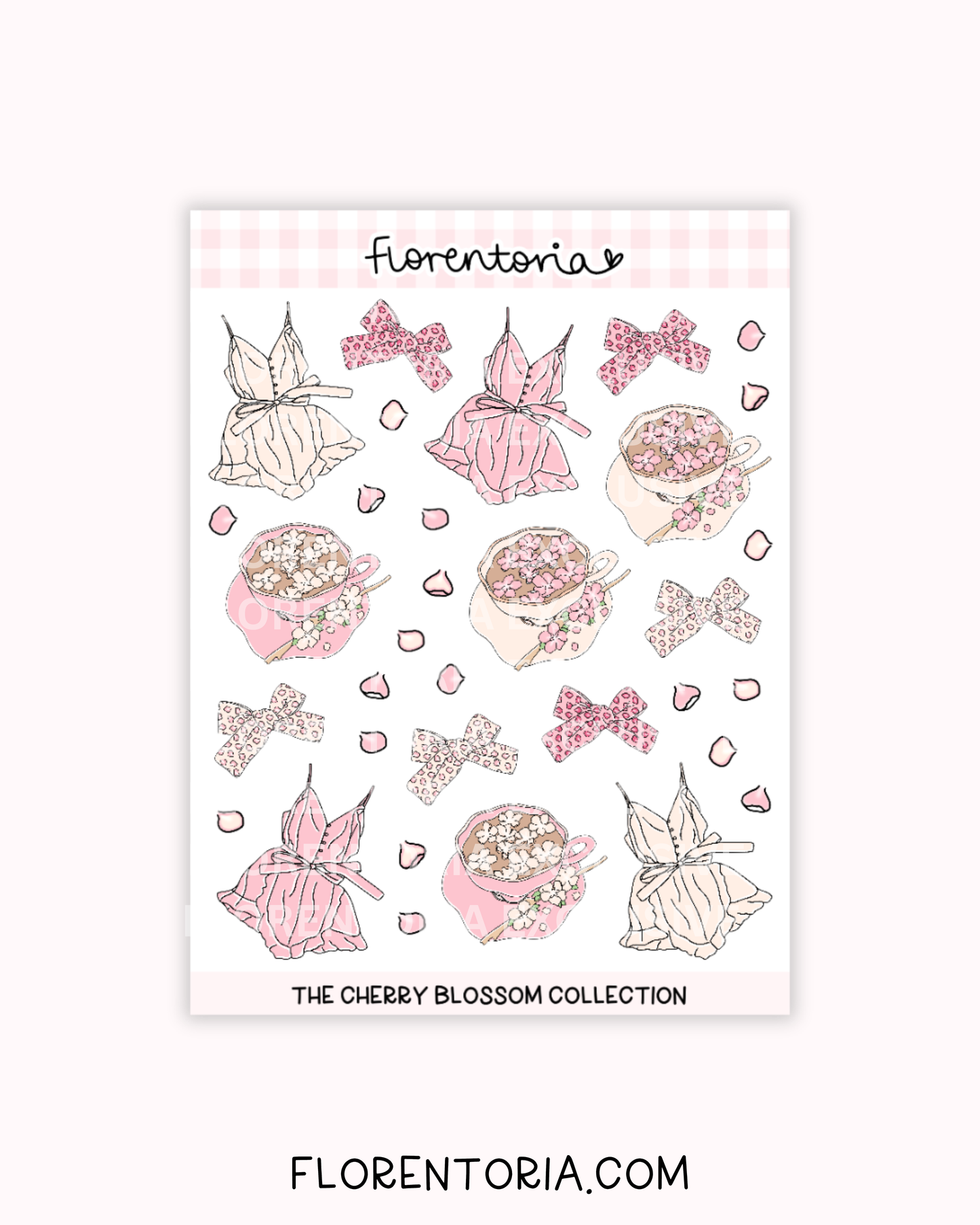 Cherry Blossom Sticker Sheet