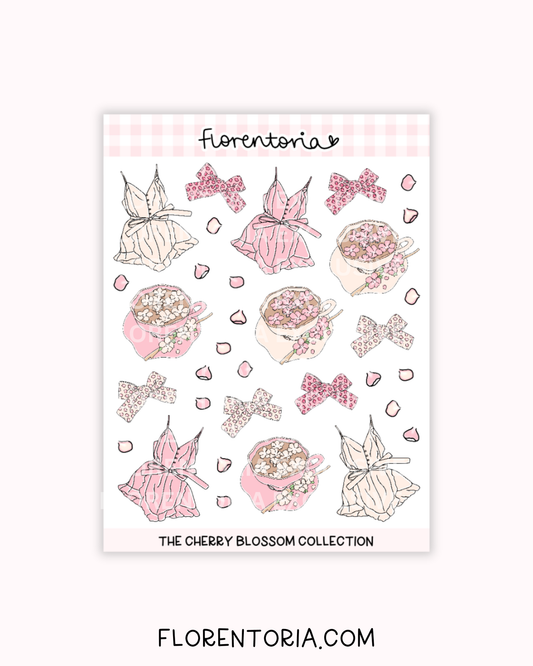 Cherry Blossom Sticker Sheet