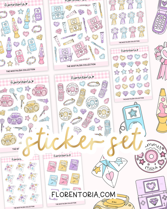 Nostalgia Sticker Set