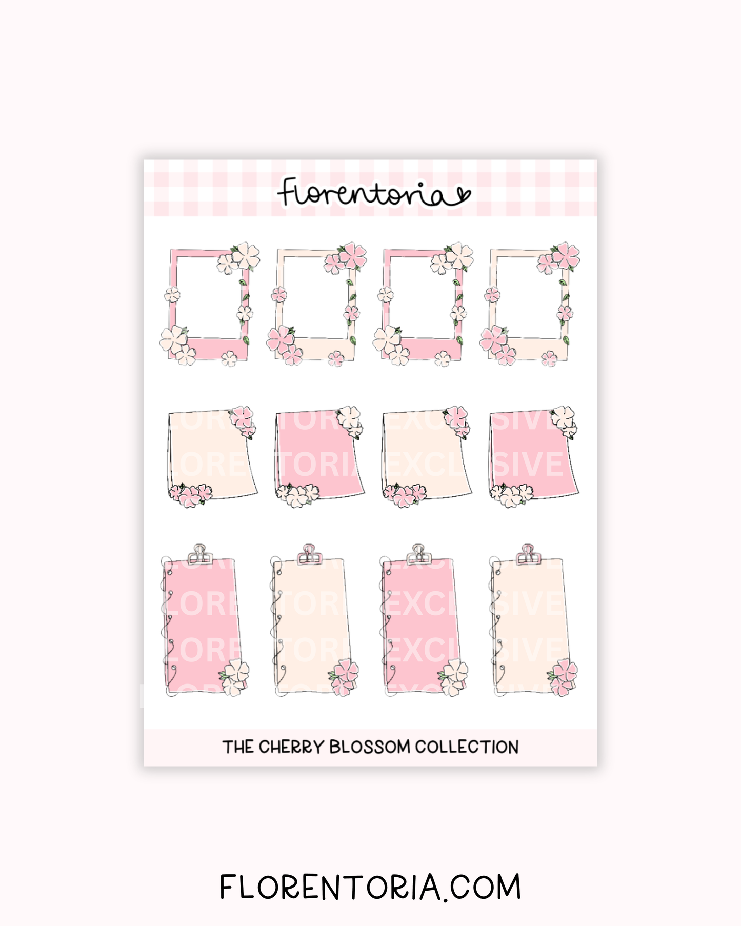 Cherry Blossom Sticker Sheet