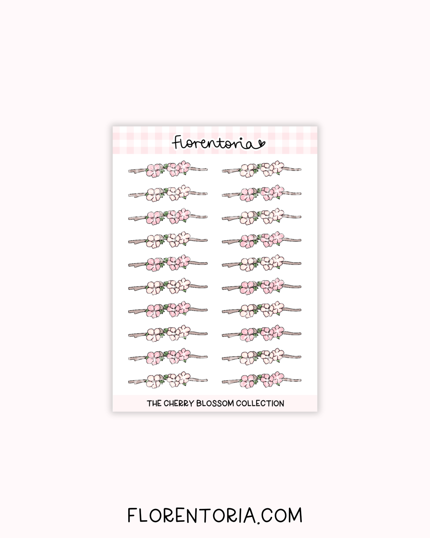 Cherry Blossom Sticker Sheet