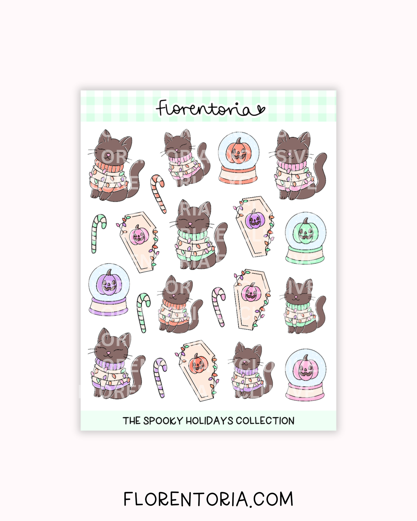 Spooky Holidays Sticker Sheet