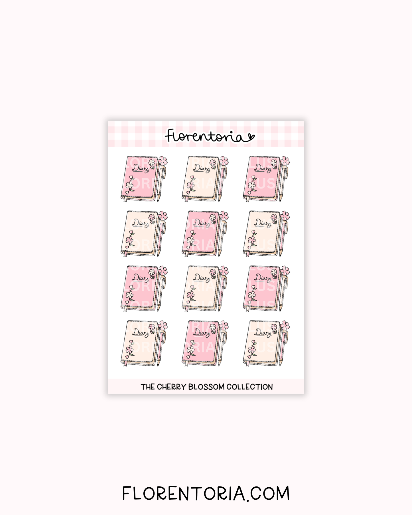 Cherry Blossom Sticker Sheet