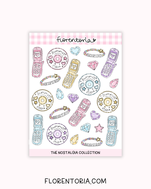 Nostalgia Sticker Sheet