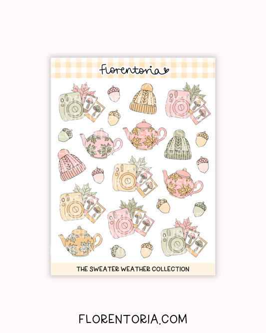 Sweater Weather Sticker Sheet