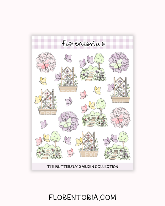 Butterfly Garden Sticker Sheet