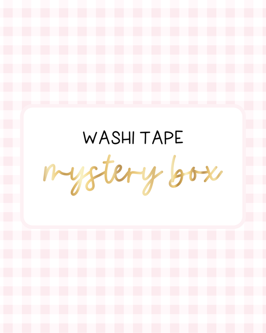 Washi Tape Mystery Box