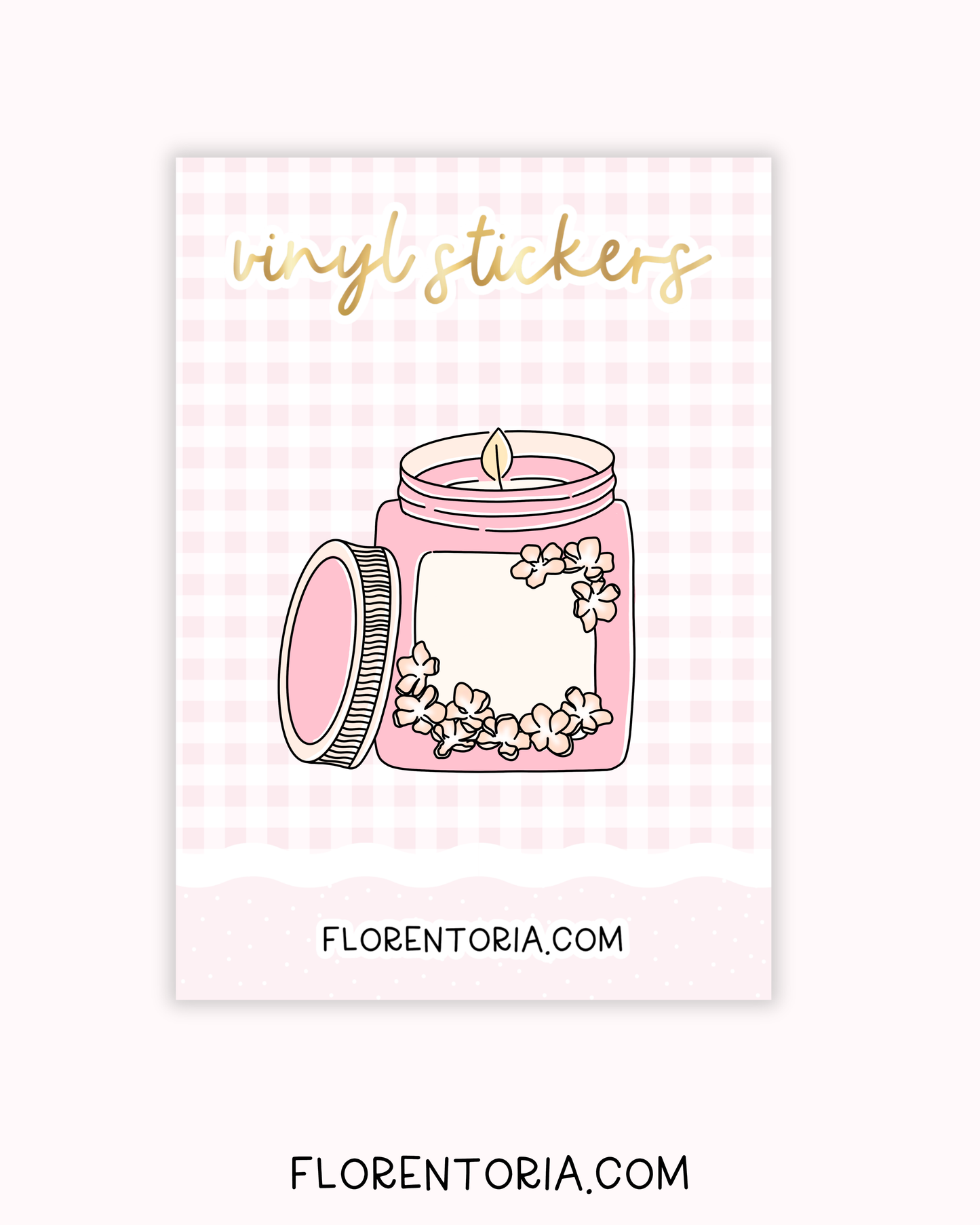 Cherry Blossom Vinyl Sticker