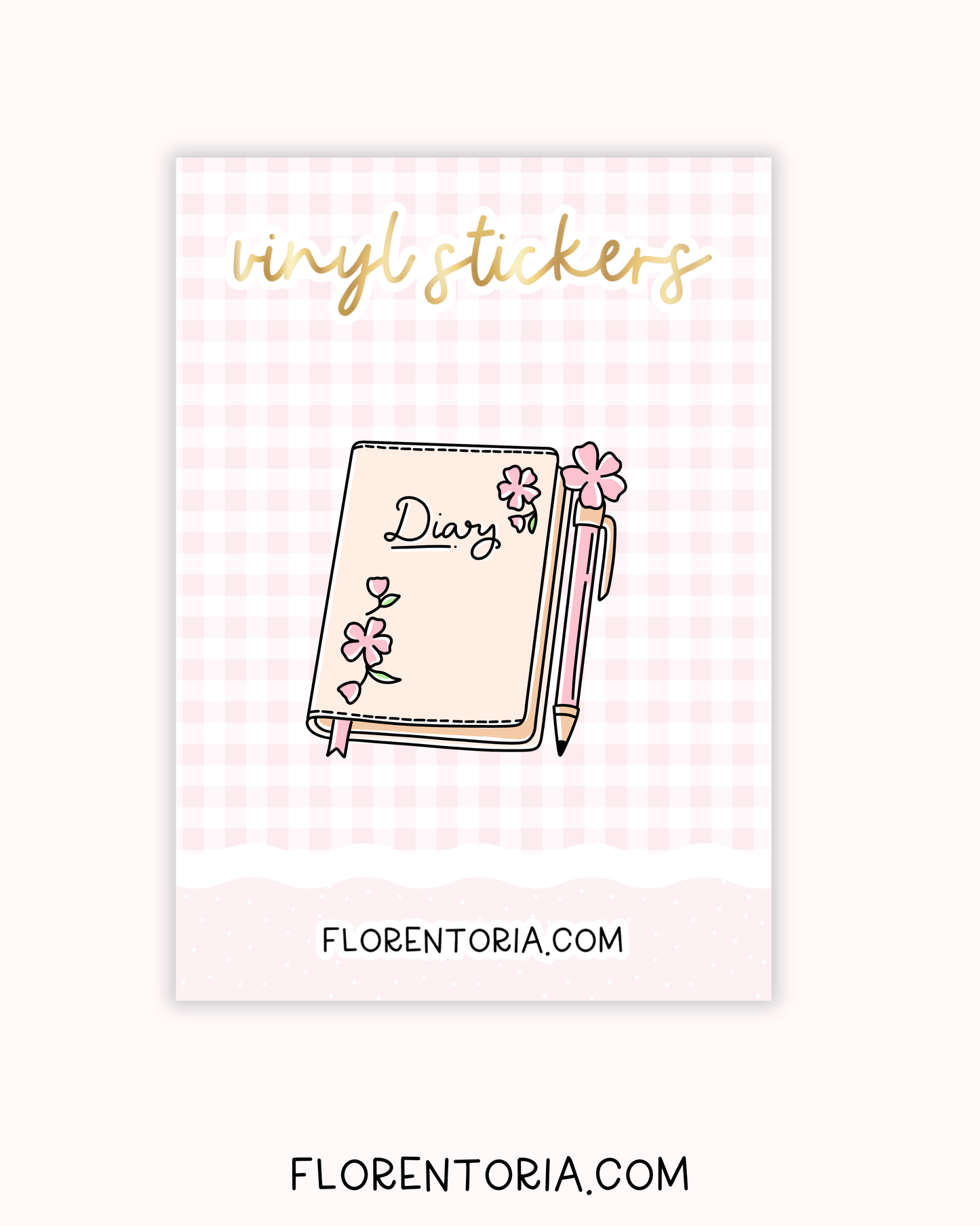 Cherry Blossom Vinyl Sticker