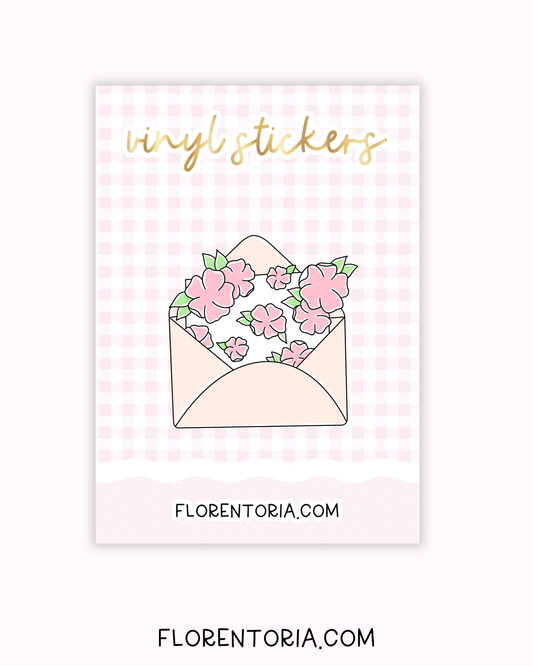 Cherry Blossom Vinyl Sticker