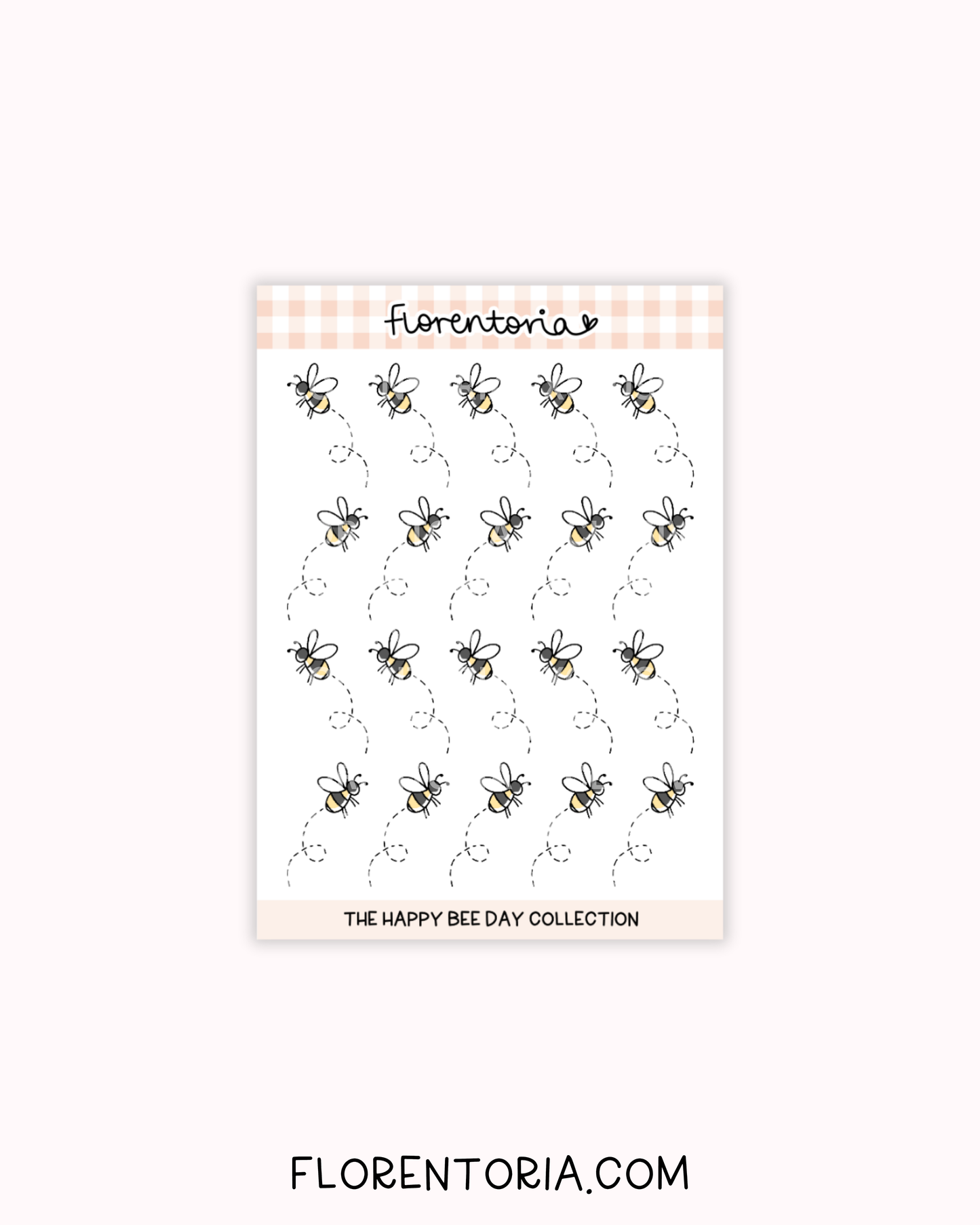 Happy Bee Day Sticker Sheet