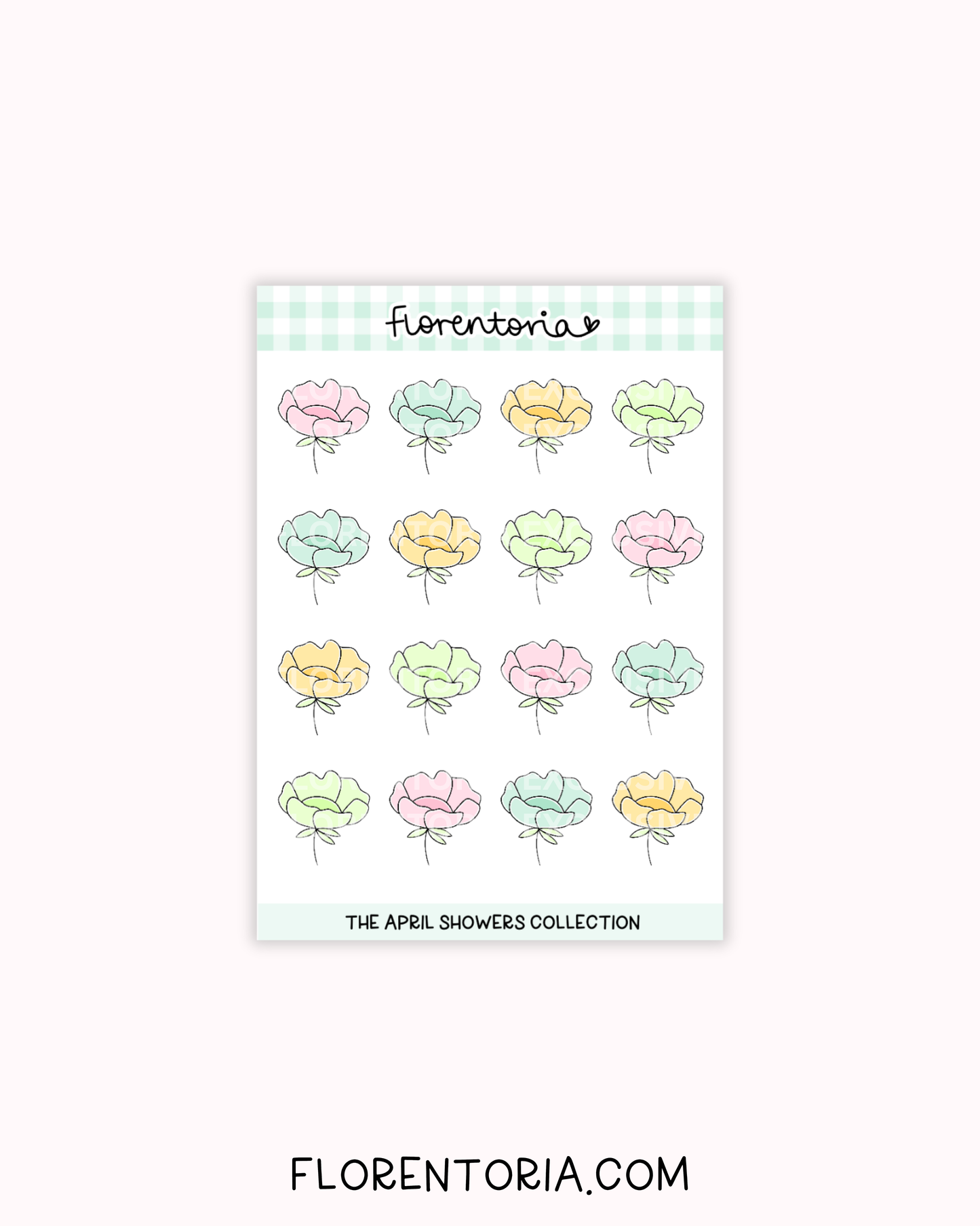 April Showers Sticker Sheet