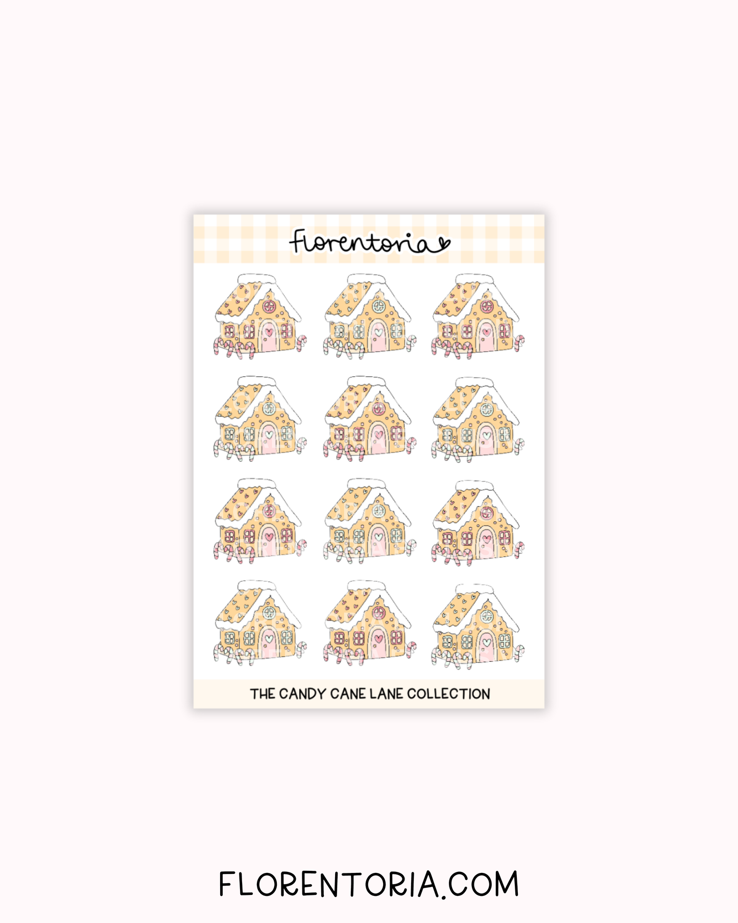 Candy Cane Lane Sticker Sheet