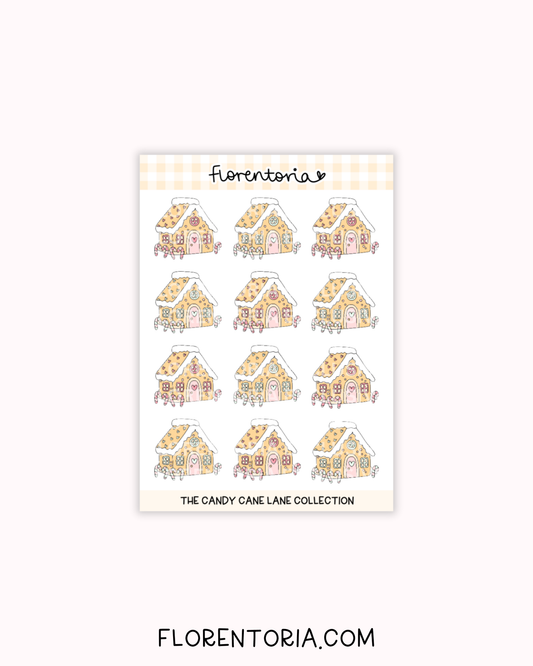 Candy Cane Lane Sticker Sheet