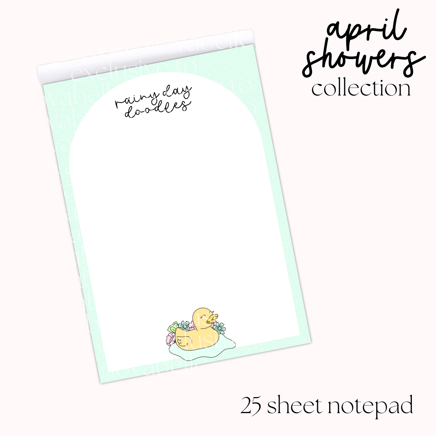Rainy Day Doodles Notepad