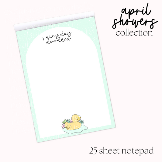 Rainy Day Doodles Notepad