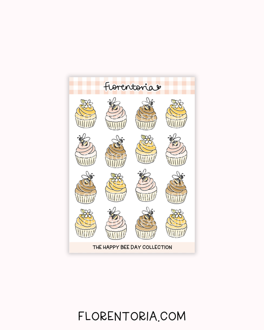 Happy Bee Day Sticker Sheet