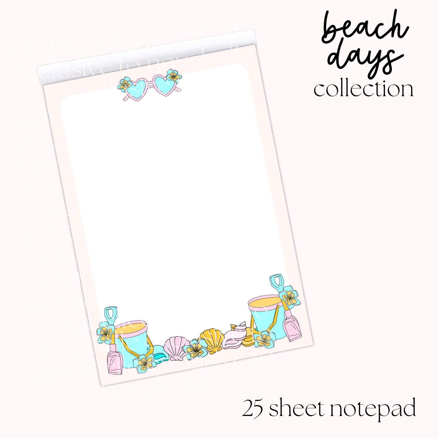 Beach Days Notepad