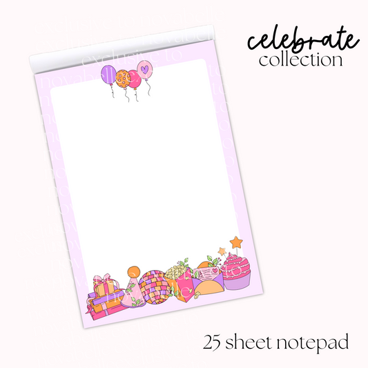 Celebrate Notepad