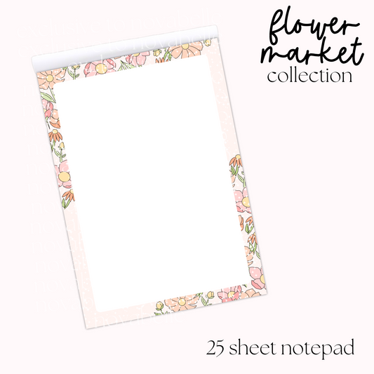 Flower Market Notepad