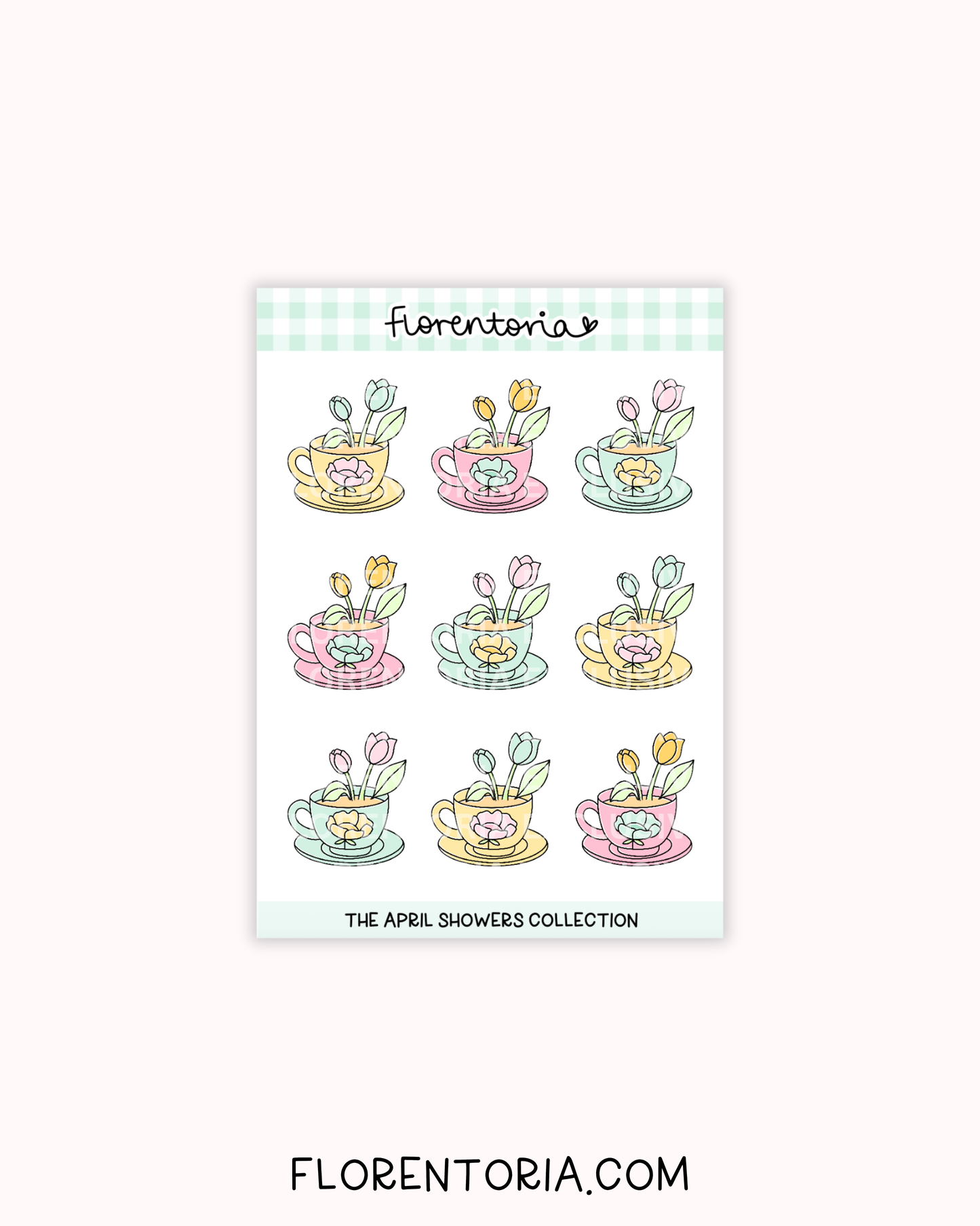 April Showers Sticker Sheet