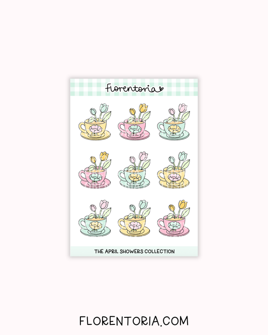 April Showers Sticker Sheet