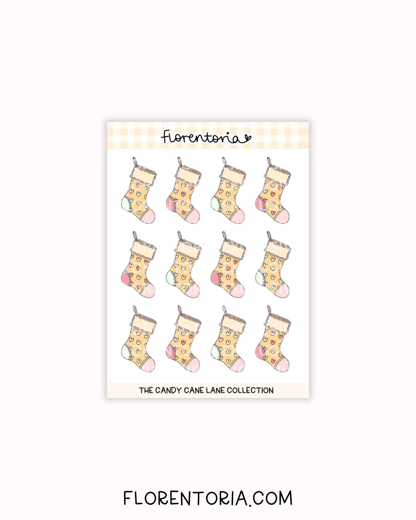 Candy Cane Lane Sticker Sheet