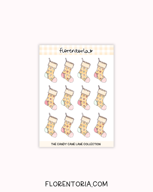 Candy Cane Lane Sticker Sheet