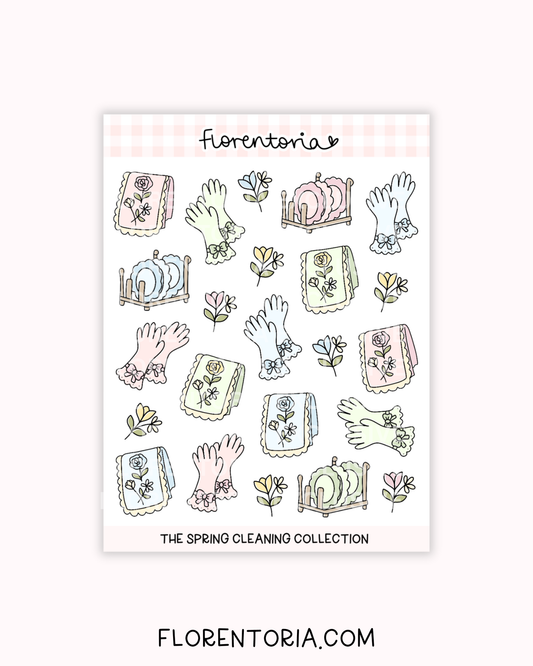 Spring Cleaning Sticker Sheet