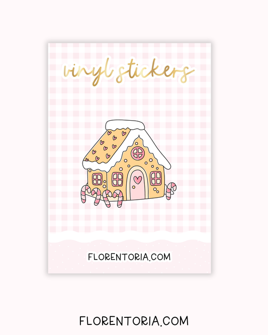 Candy Cane Lane Vinyl Sticker