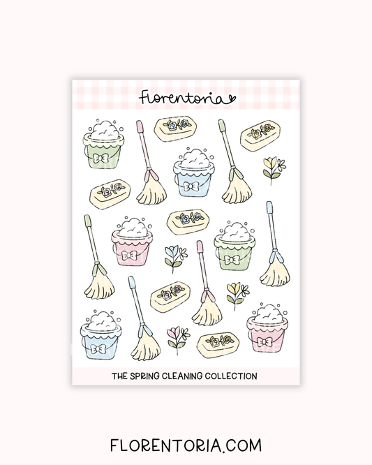 Spring Cleaning Sticker Sheet