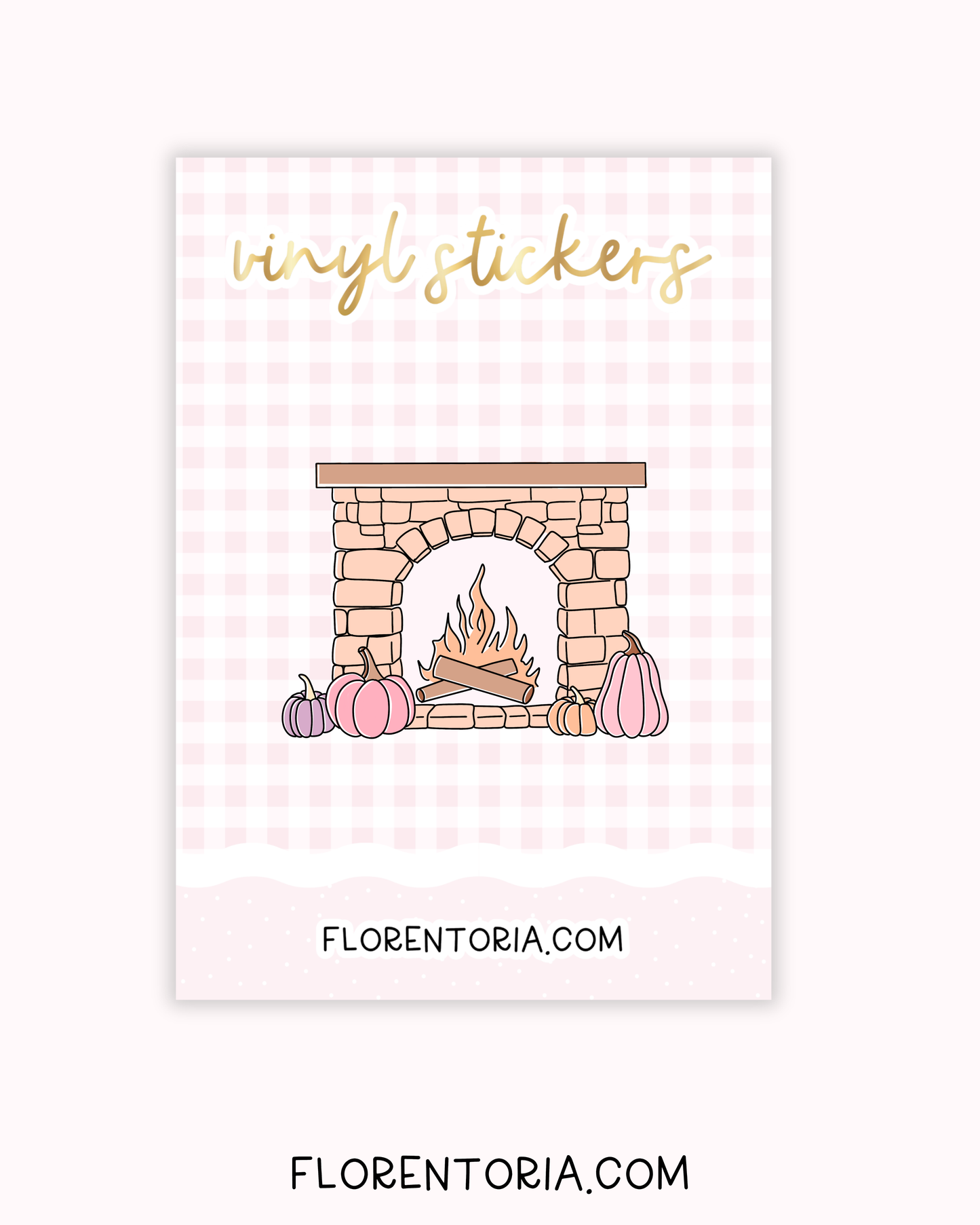 Pretty Pumpkins Vinyl Sticker