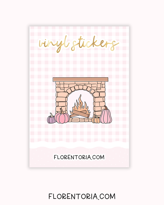 Pretty Pumpkins Vinyl Sticker