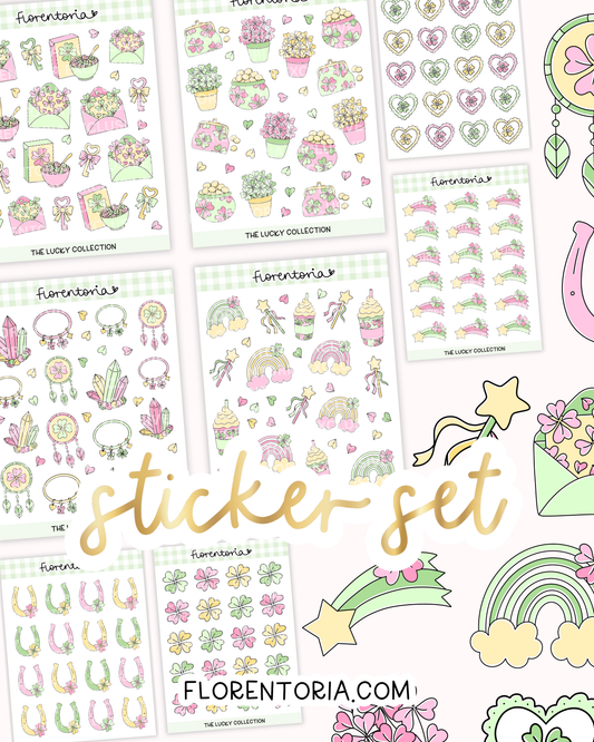 Lucky Sticker Set