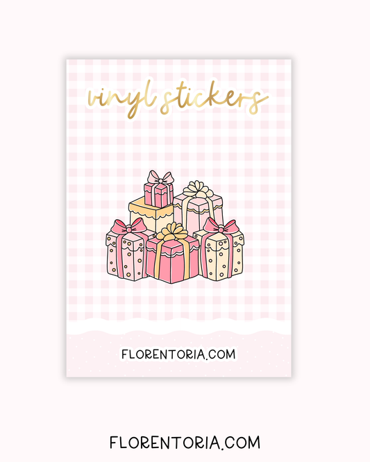 Candy Cane Lane Vinyl Sticker