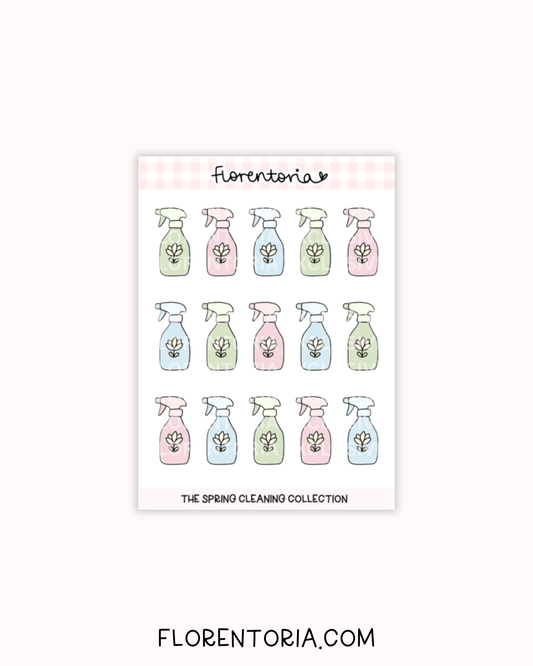 Spring Cleaning Sticker Sheet
