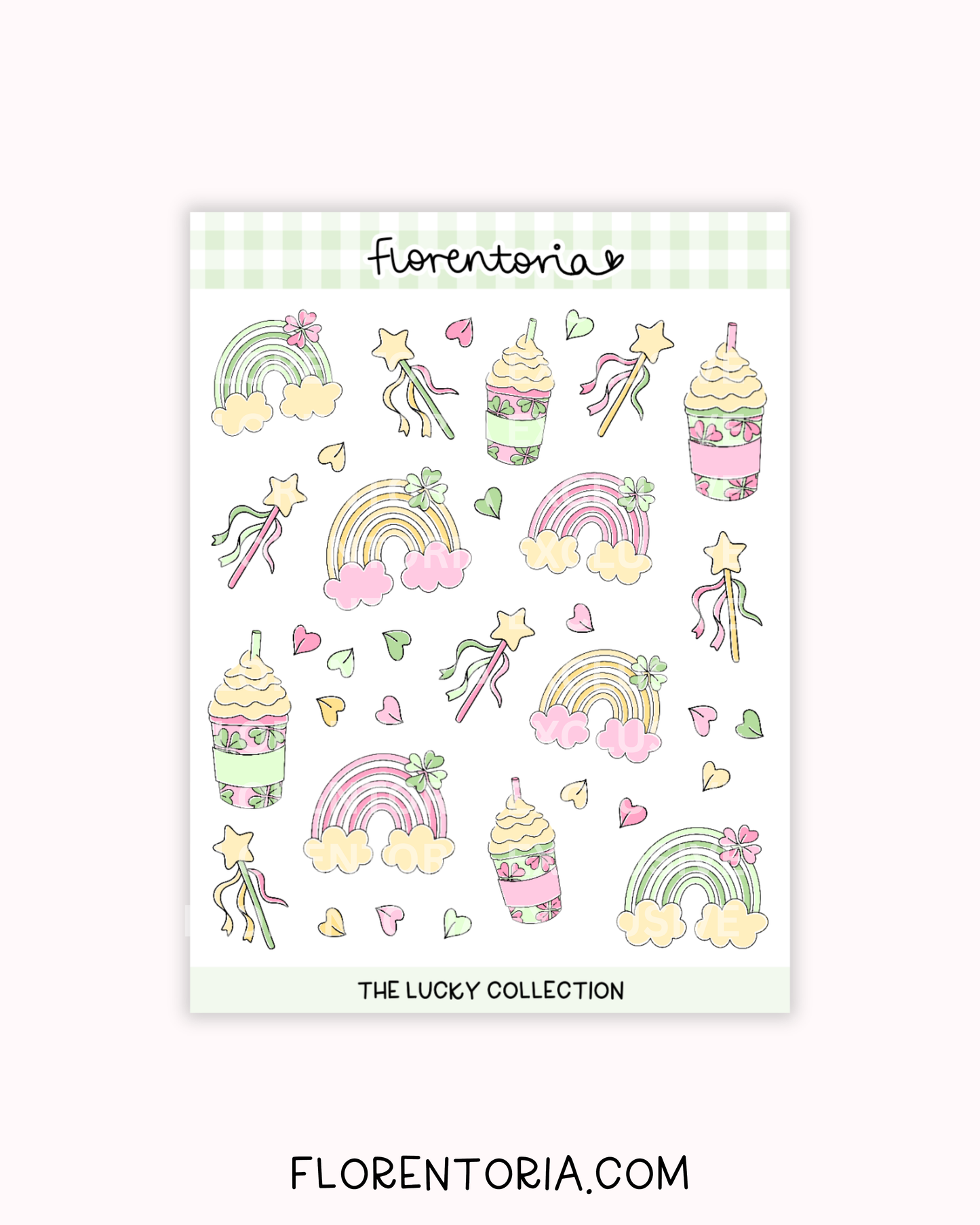 Lucky Sticker Sheet
