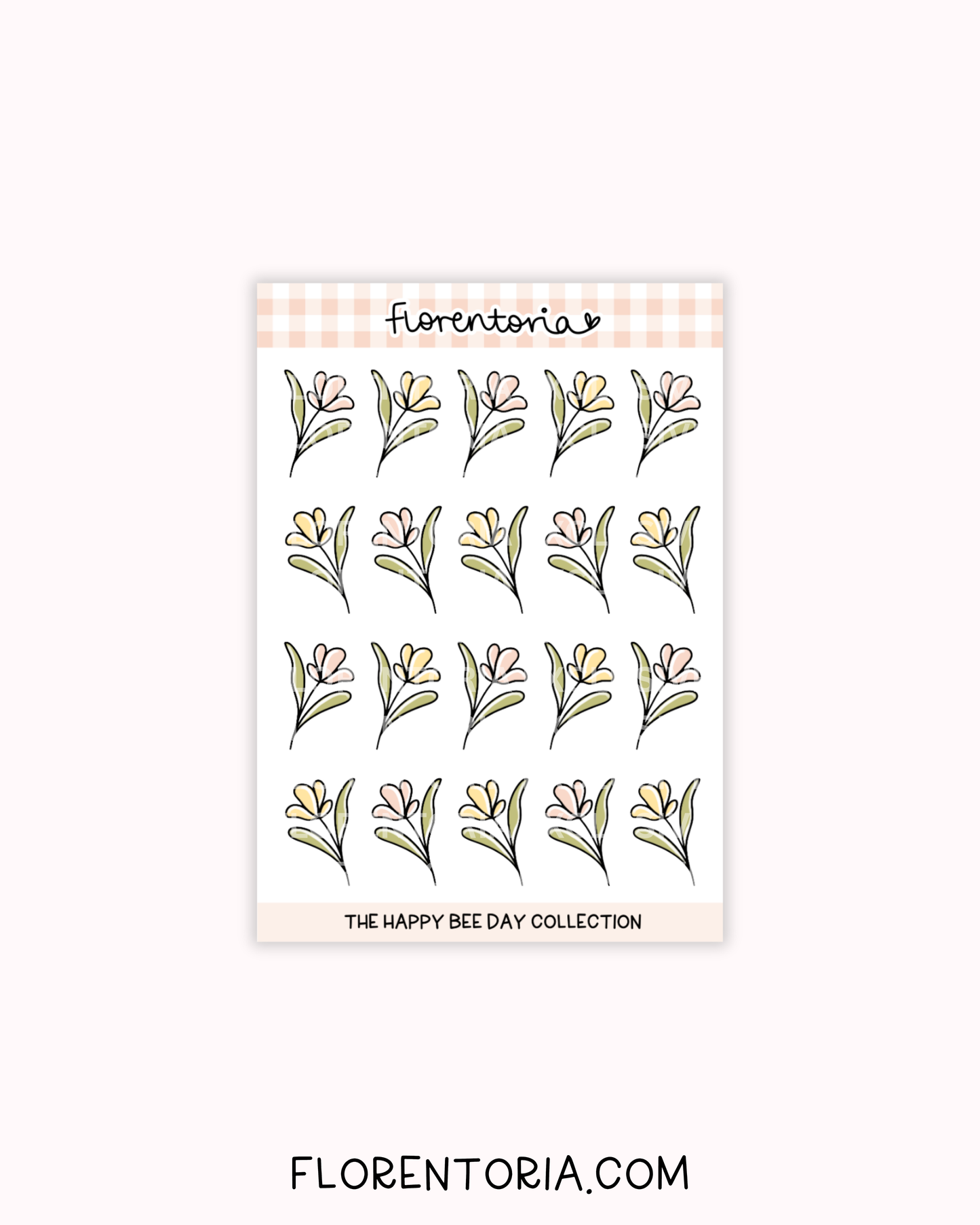 Happy Bee Day Sticker Sheet