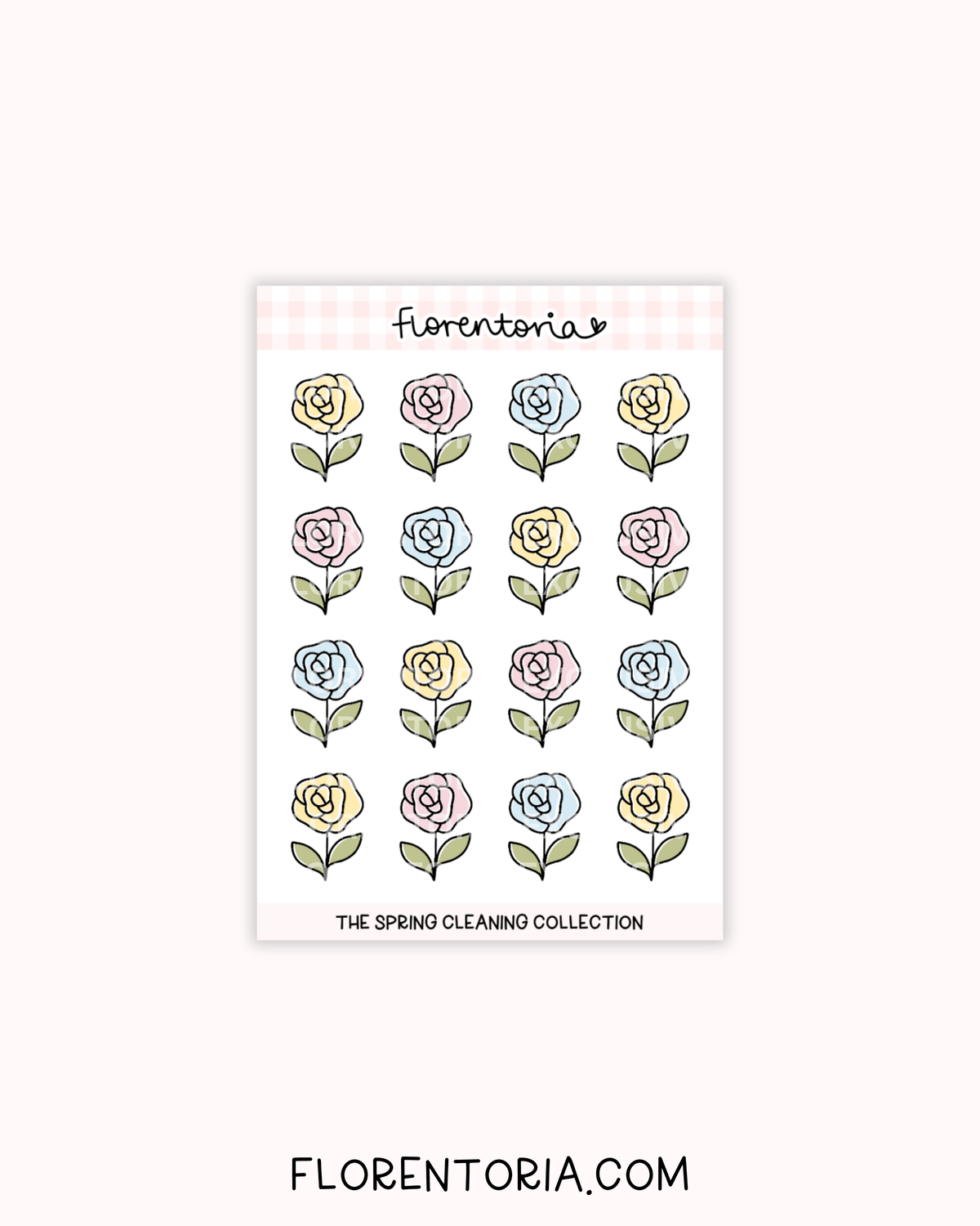 Spring Cleaning Sticker Sheet