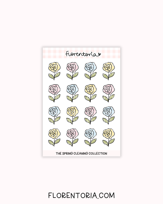 Spring Cleaning Sticker Sheet